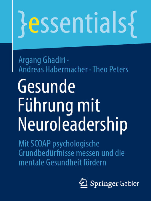 Title details for Gesunde Führung mit Neuroleadership by Argang Ghadiri - Available